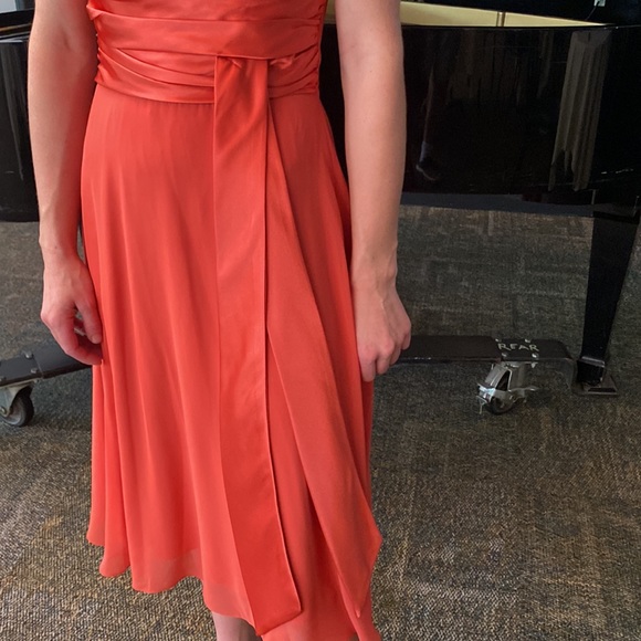 Really simple and lovely Blood Orange spring Dress - Picture 3 of 5